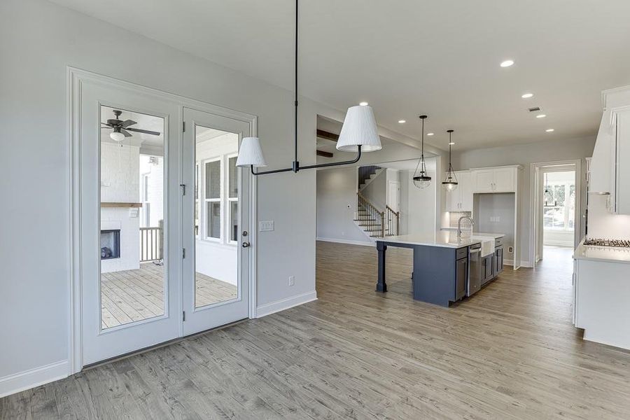 Furnished interior view inside a new home in , Buford (Image 21). Furnished interior view inside a new home in , Buford (Image 21).