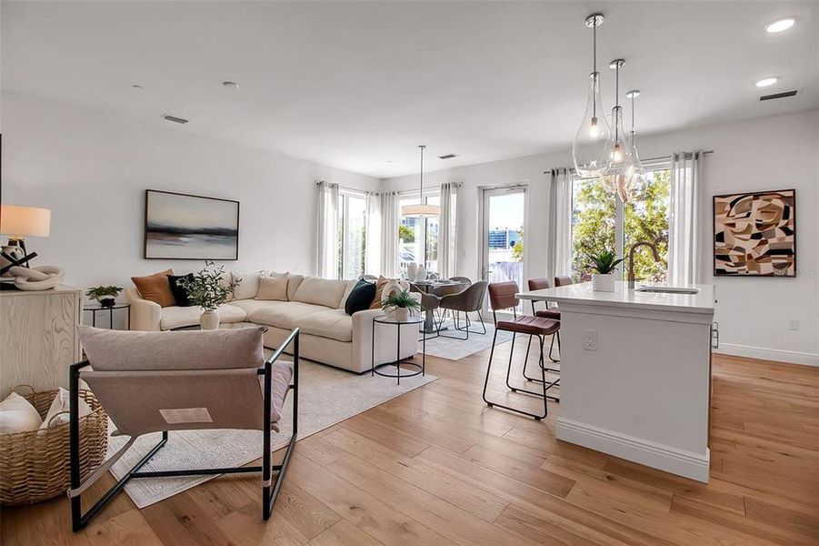 Furnished interior view inside a new home in Castille Urbana, St. Petersburg (Image 38).