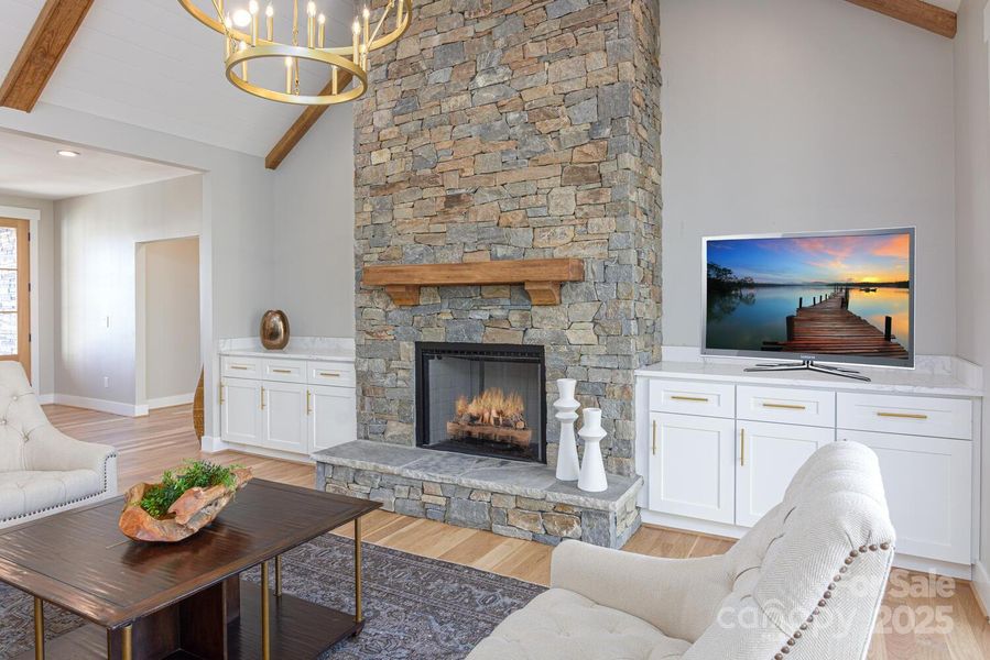 Furnished interior view inside a new home in , Hendersonville (Image 7).