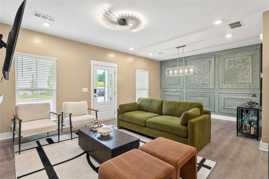 Furnished interior view inside a new home in , Conyers (Image 27). Furnished interior view inside a new home in , Conyers (Image 27).