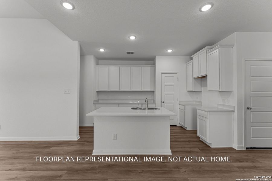 Furnished interior view inside a new home in Agave, San Antonio (Image 9).