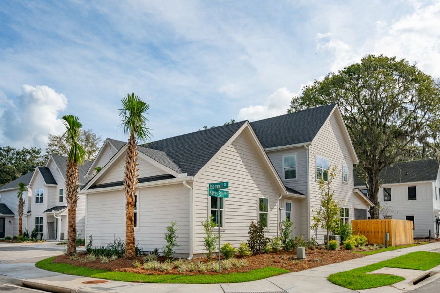 Representative exterior photo of a completed home built from the The Petit Syrah by New Leaf Builders in Hayes Park, Johns Island, SC (Image 10).