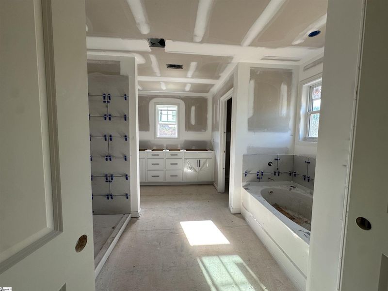 In-progress construction of a new home in Shiloh Trail, Wellford, SC (Image 29).