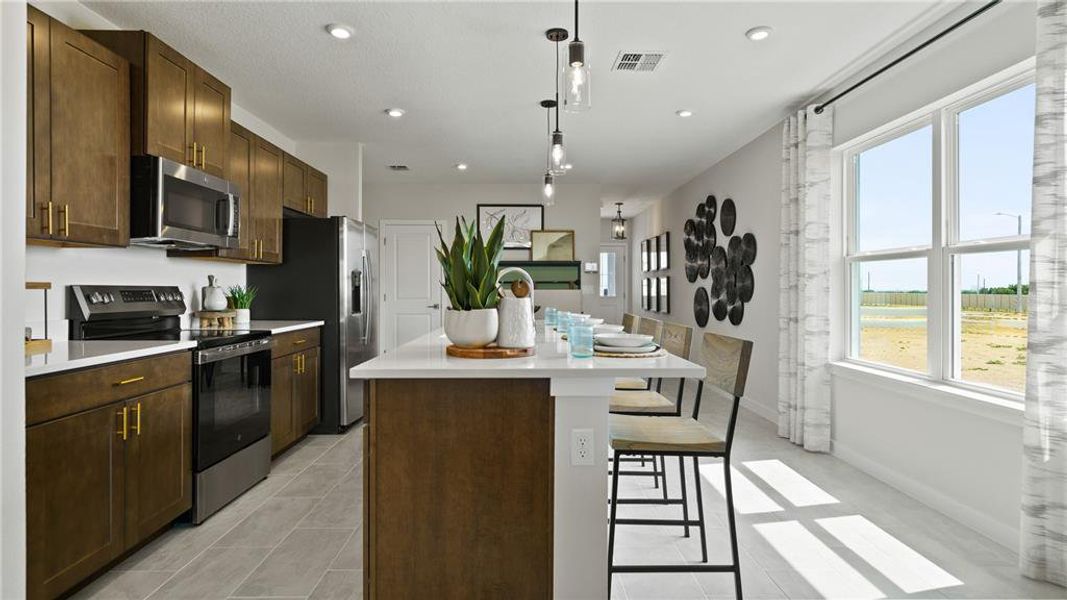 Furnished interior view inside a new home in Hamilton Bluff, Haines City (Image 28).