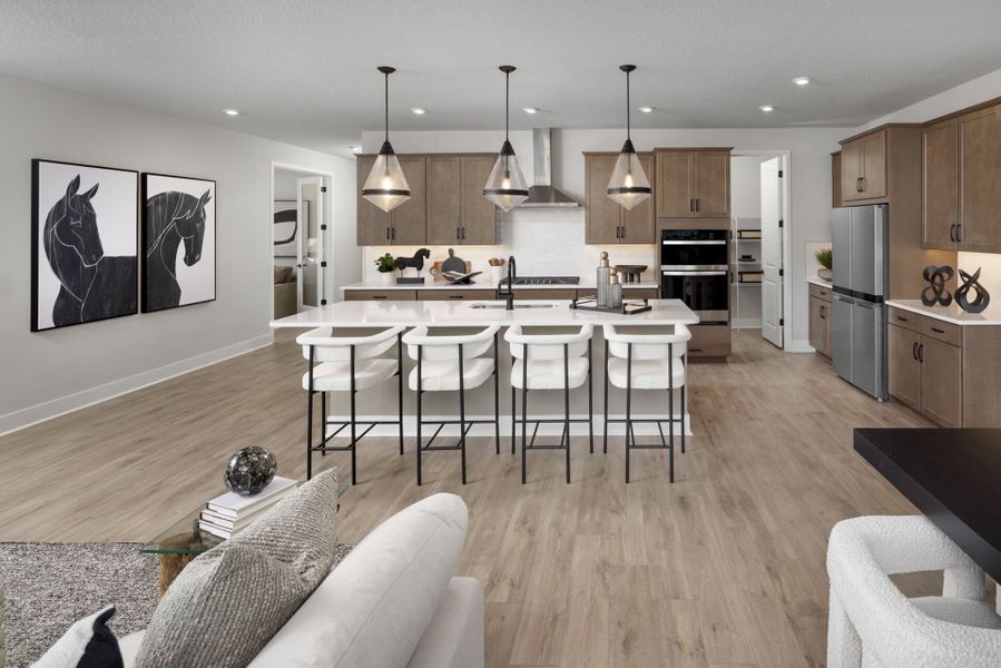 Representative furnished interior of a home built from the Terra Rosa II by Mattamy Homes in Pasadena Ridge, Zephyrhills (Image 4).