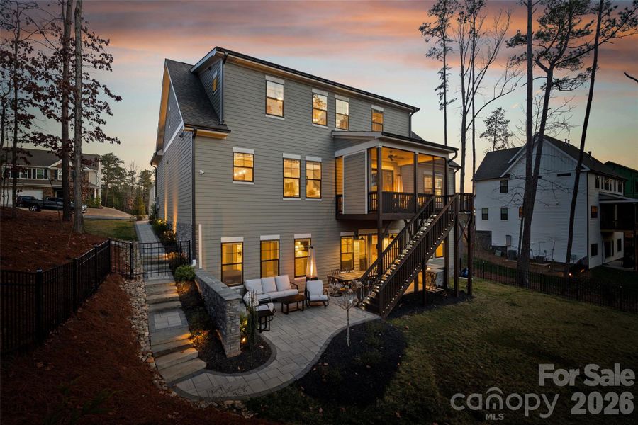 Exterior details and patio area of a home in , Charlotte (Image 30).