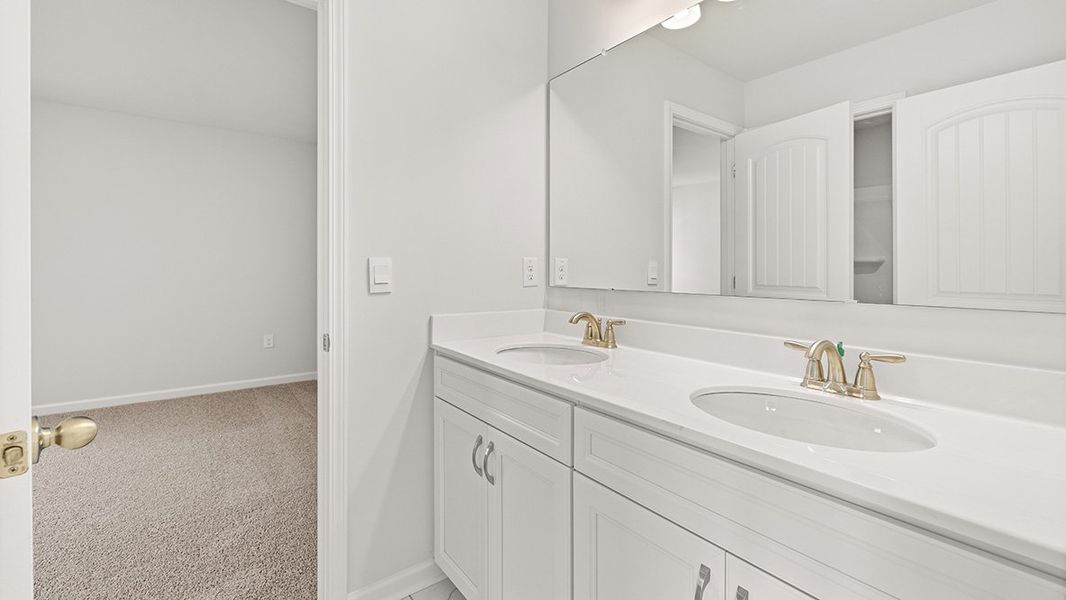 Representative furnished interior of a home built from the Westerly by D.R. Horton in Thalley Creek Estates, Cumming (Image 10).