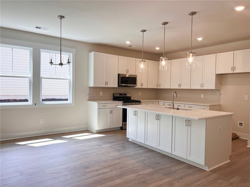 Furnished interior view inside a new home in The Meadows at Midway, Anderson (Image 4).