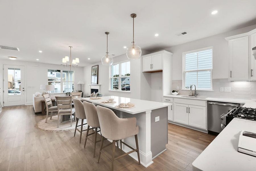 Furnished interior view inside a new home in , Summerville (Image 12).
