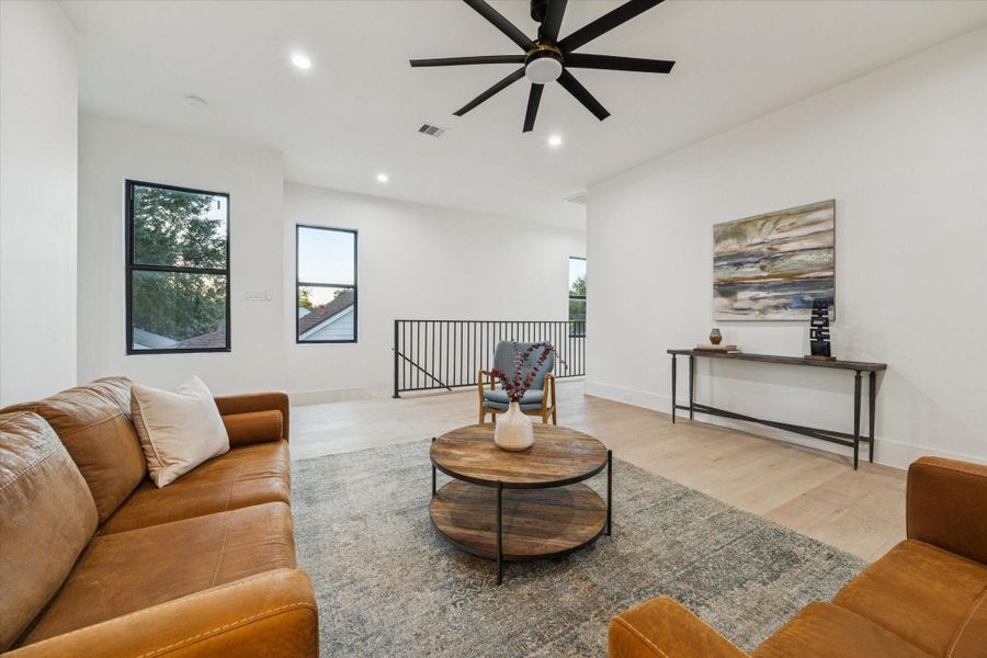 Furnished interior view inside a new home in , Houston (Image 13).