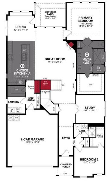 Beazer Homes Valencia on the Lake Summerfield floorplan.