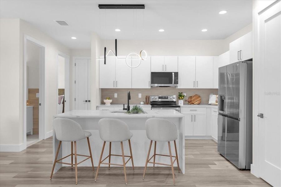 Furnished interior view inside a new home in , Rotonda West (Image 5).