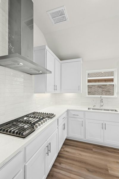 Furnished interior view inside a new home in University Heights, Round Rock (Image 16).