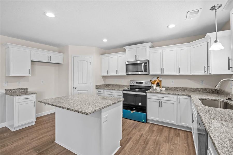 Representative furnished interior of a home built from the Fernwood by Enchanted Homes in Guadalupe Heights, Seguin (Image 17).