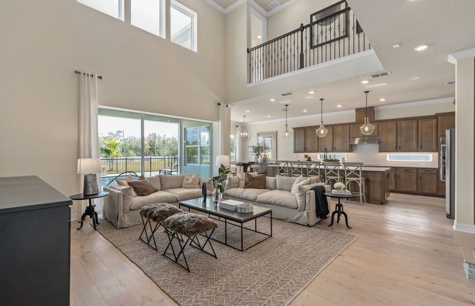 Representative furnished interior of a home built from the Roseland by Pulte Homes in Bleckley Station, Ball Ground (Image 5).