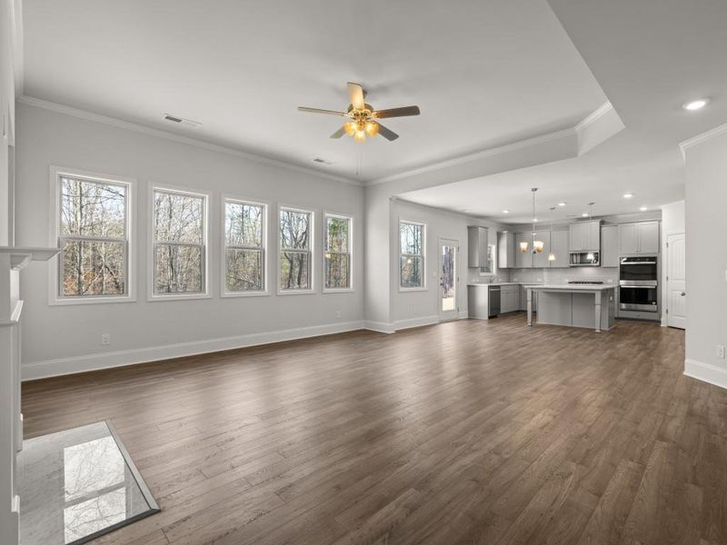 Spacious, unfurnished interior of a new home in Tributary Village, Douglasville (Image 14).