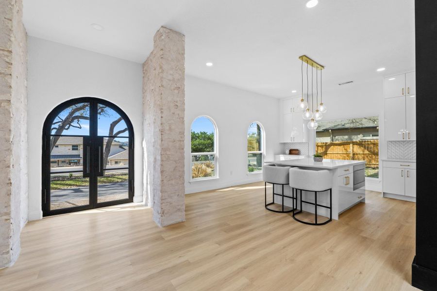 Furnished interior view inside a new home in , Point Venture (Image 4).