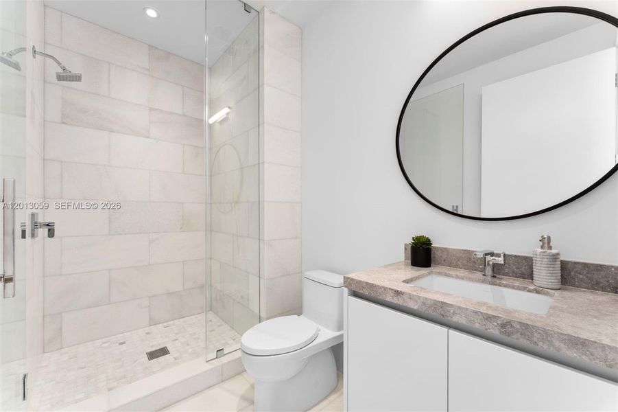 Furnished interior view inside a new home in , Miami (Image 15).