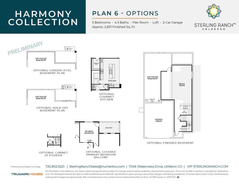 Plan 6: 2831 Options