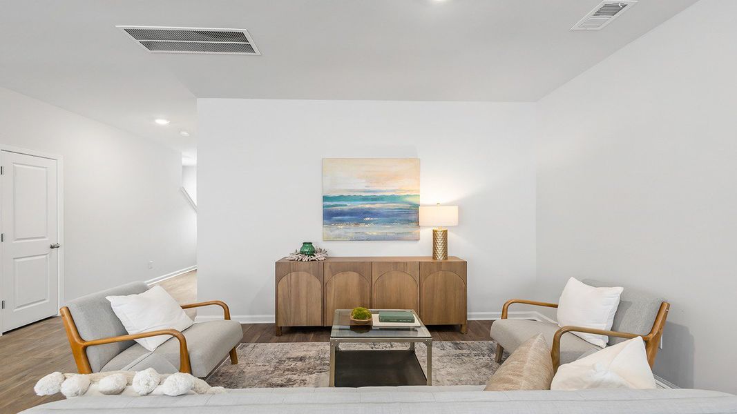 Furnished interior view inside a new home in Carolina Groves Townhomes, Moncks Corner (Image 8).