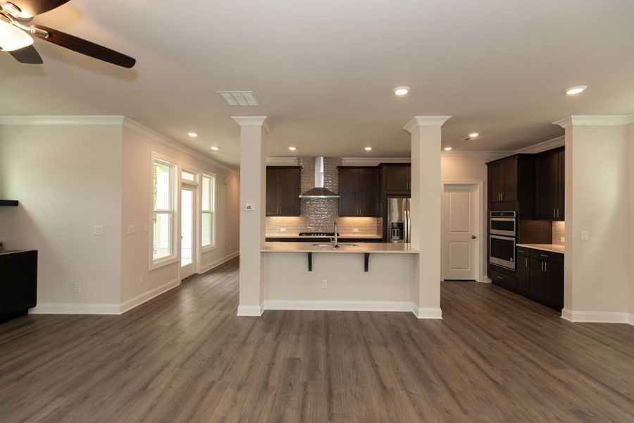 Representative furnished interior of a home built from the The Owens by The Providence Group in Waterhaven, Cumming (Image 6).