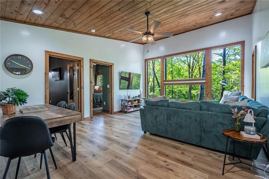 Furnished interior view inside a new home in , Ellijay (Image 16).