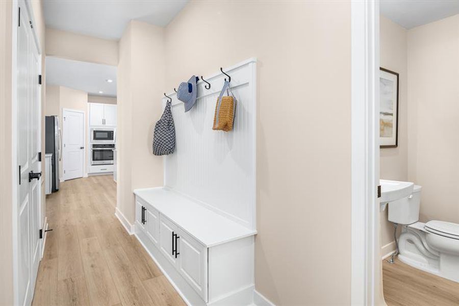 Representative furnished interior of a home built from the Oak Park by Ryan Homes in Arborvale, Fayetteville (Image 20).