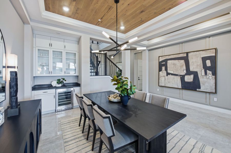 Representative furnished interior of a home built from the Livingston II by Pulte Homes in Marigold, Davie (Image 8).