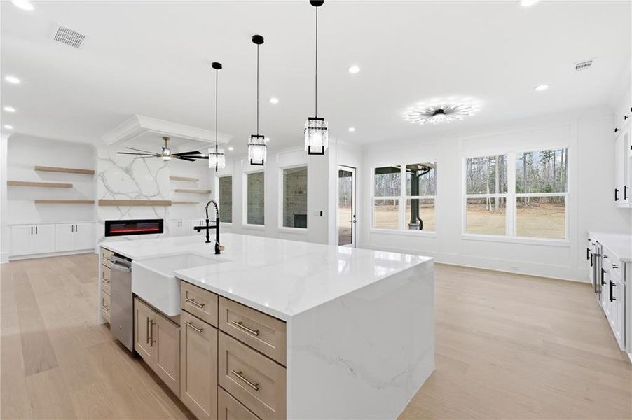 Furnished interior view inside a new home in , Monroe (Image 10).