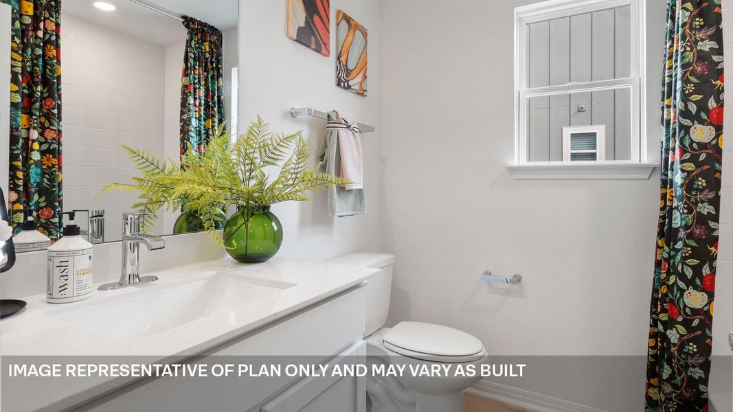 Furnished interior view inside a new home in Avery Centre, Round Rock (Image 29).