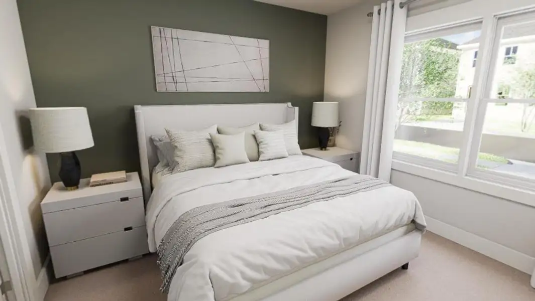 Furnished interior view inside a new home in The Preserve at Marks Creek, Knightdale (Image 4).