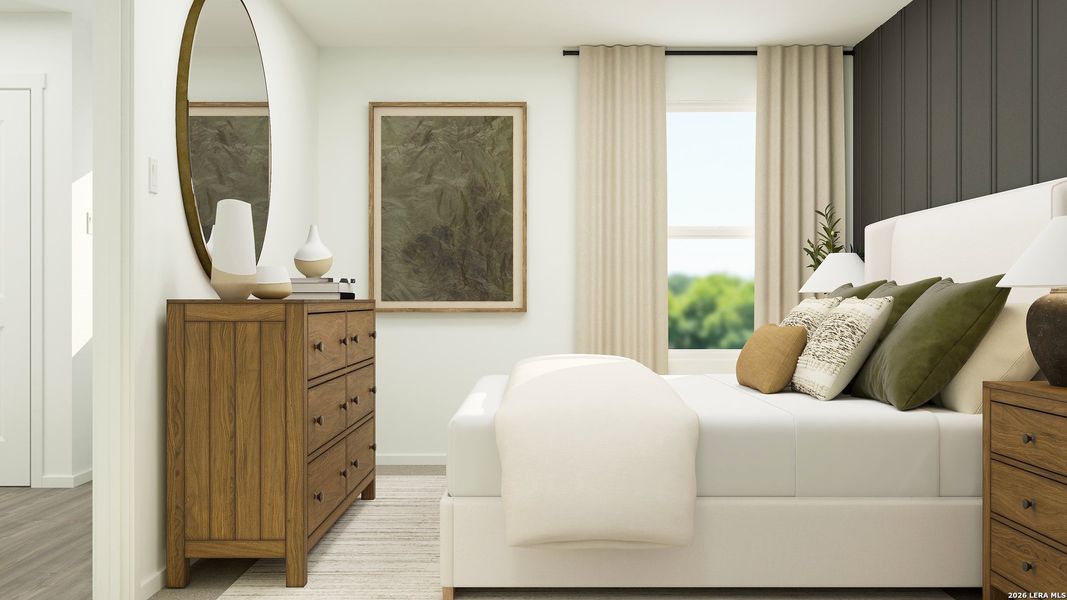 Furnished interior view inside a new home in , Kerrville (Image 17).