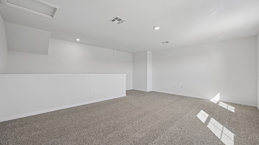Spacious, unfurnished interior of a new home in Bar W Ranch, Leander (Image 30). Spacious, unfurnished interior of a new home in Bar W Ranch, Leander (Image 30).