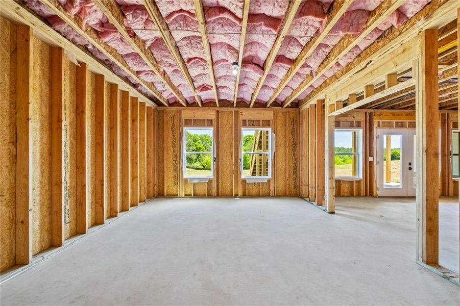 In-progress construction of a new home in , Monroe, GA (Image 74).