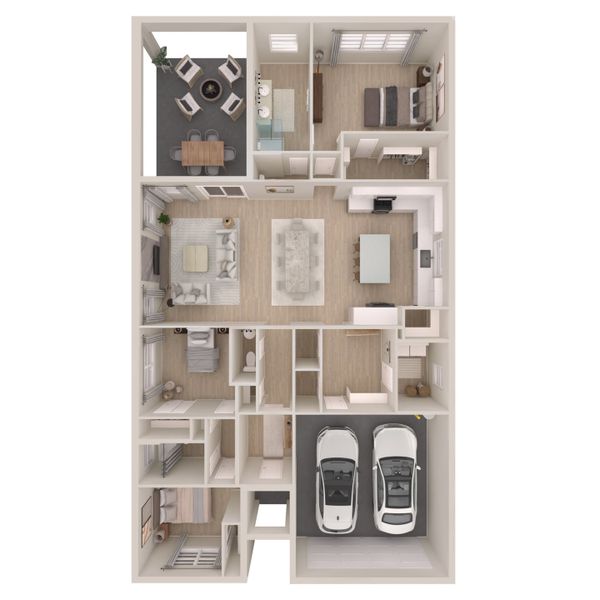 Image 15 representing the Tuscon by K. Hovnanian® Homes in Salerno Reserve - Single Family, Stuart, FL. Image 15 representing the Tuscon by K. Hovnanian® Homes in Salerno Reserve - Single Family, Stuart, FL.