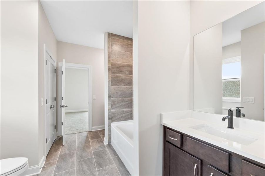 Furnished interior view inside a new home in Ashbury Commons, Powder Springs (Image 14).