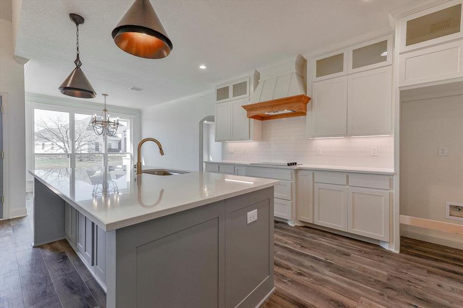 Furnished interior view inside a new home in , Fort Worth (Image 7). Furnished interior view inside a new home in , Fort Worth (Image 7).