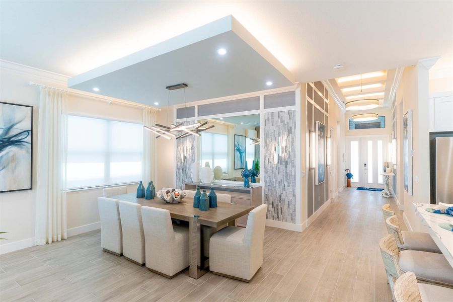 Furnished interior view inside a new home in , Palm Beach Gardens (Image 15). Furnished interior view inside a new home in , Palm Beach Gardens (Image 15).