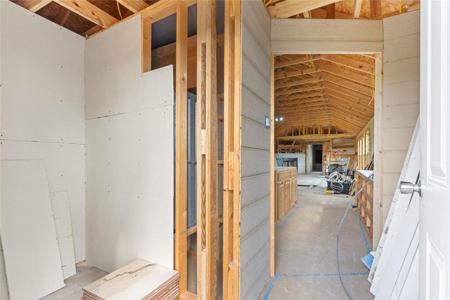 In-progress construction of a new home in , Iola, TX (Image 16).