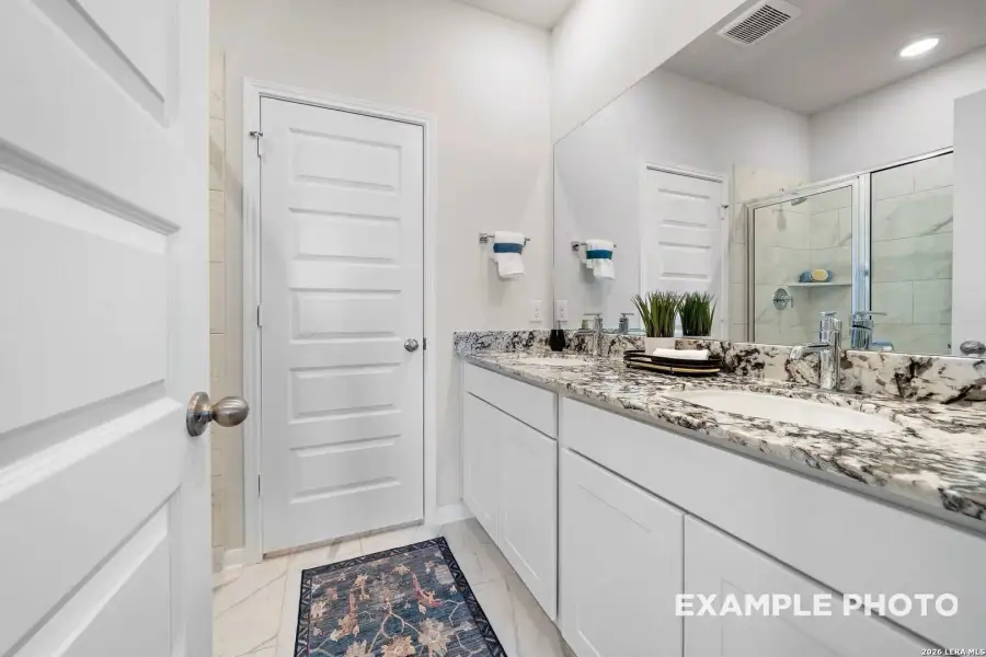 Furnished interior view inside a new home in Agave, San Antonio (Image 25).