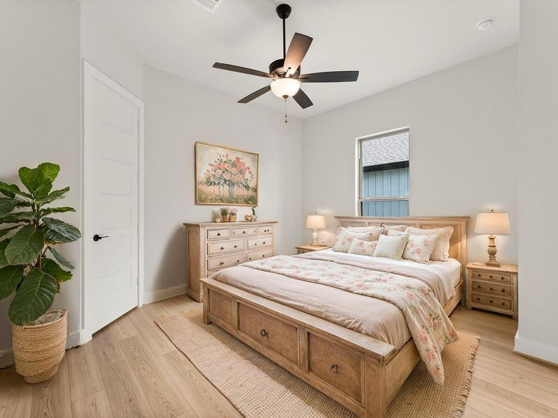 Furnished interior view inside a new home in Fulshear Lakes Gardens, Fulshear (Image 9).