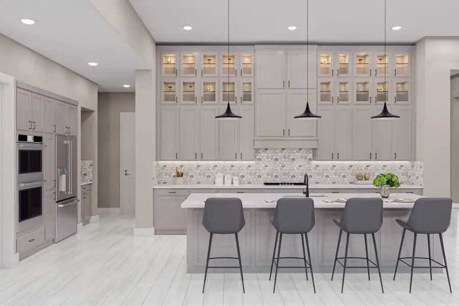 Representative furnished interior of a home built from the Savoy by Tri Pointe Homes in Harvest Green, Richmond (Image 10).