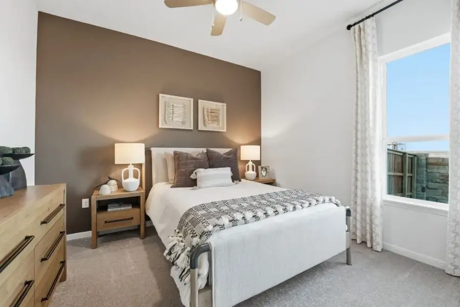 Representative furnished interior of a home built from the Burnet by Taylor Morrison in Eastwood, Manor (Image 14).
