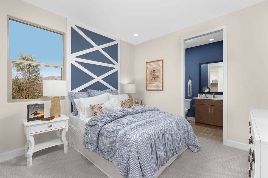 Representative furnished interior of a home built from the Crimson by Mattamy Homes in Covena Pointe, Tucson (Image 15).