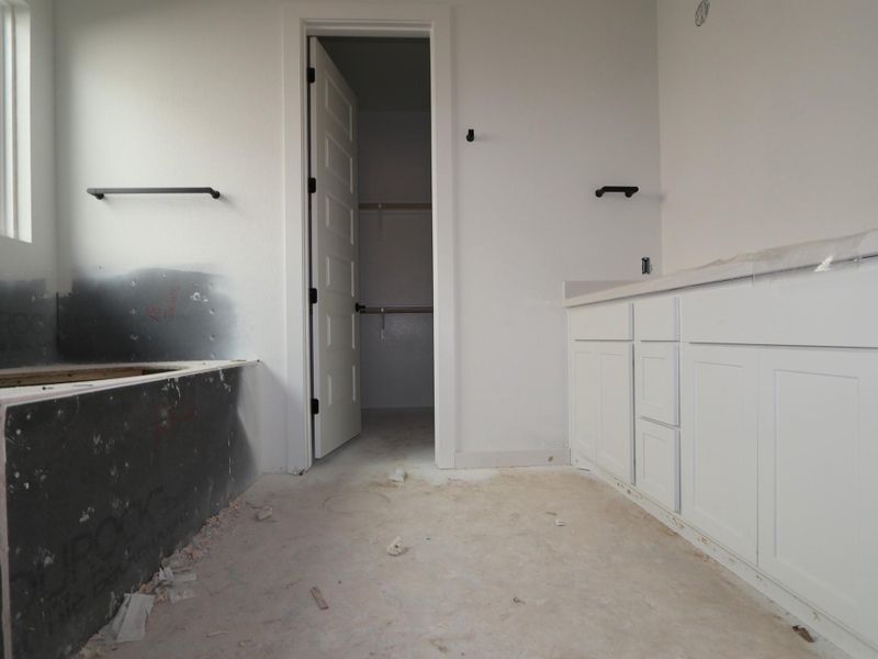 In-progress construction of a new home in Heritage, Dripping Springs, TX (Image 7).