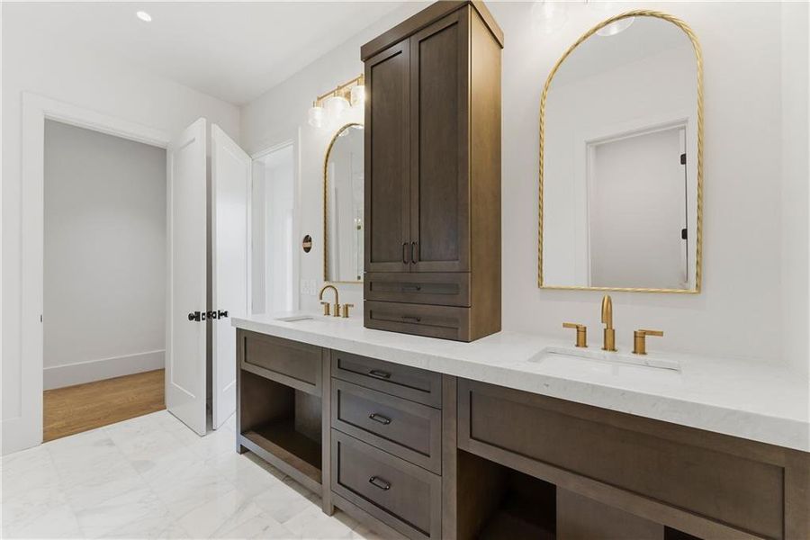 Furnished interior view inside a new home in , Atlanta (Image 18).