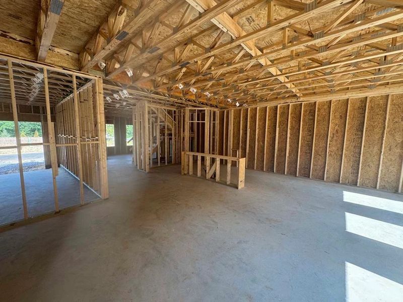 Living Room & Kitchen Construction Progress Living Room & Kitchen Construction Progress