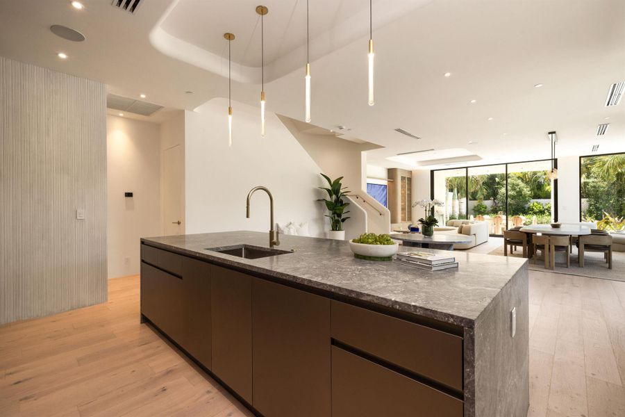 Furnished interior view inside a new home in , Delray Beach (Image 18).