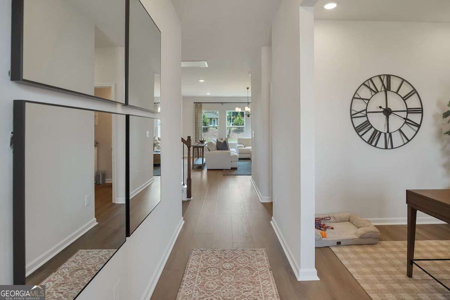 Furnished interior view inside a new home in Bryson Farms, Byron (Image 8).