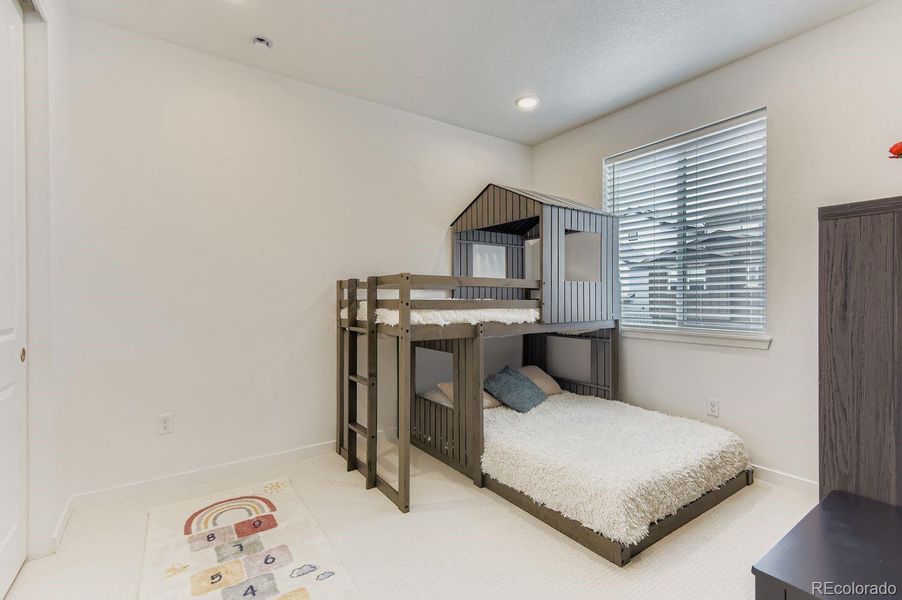 Guest bedroom on second-level.